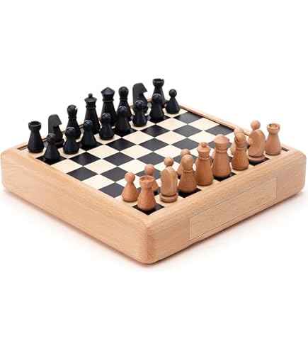 Amazon | プレミアム木製チェスセット収納引き出し付き