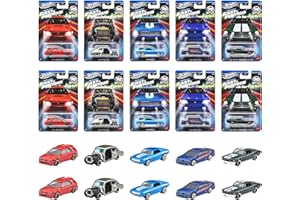 ホットウィール(Hot Wheels) ワイルド・スピード テーマ アソート - ドリーム ラインアップ 乗り物おもちゃ ミニカー 10台入り BOX販売 3歳から マルチ HNR88-986N