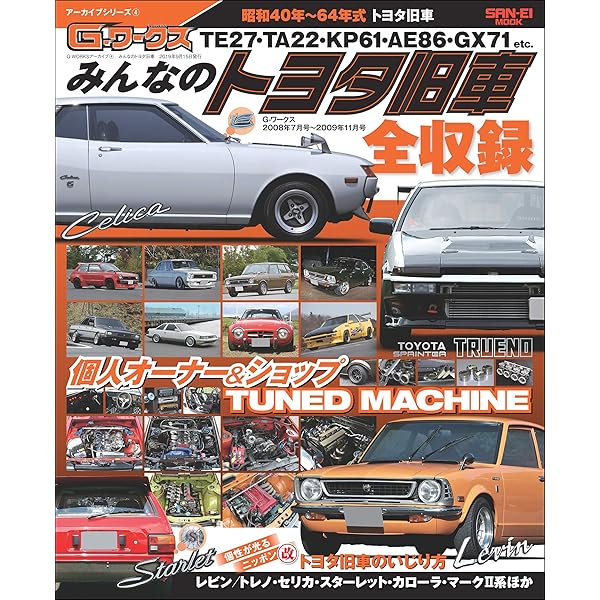 自動車誌MOOK G-WORKSアーカイブ みんなのトヨタ旧車  三栄  産業 