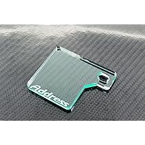 Amazon.co.jp: QJ-21-1 Address ガラス調 自賠責ステッカー