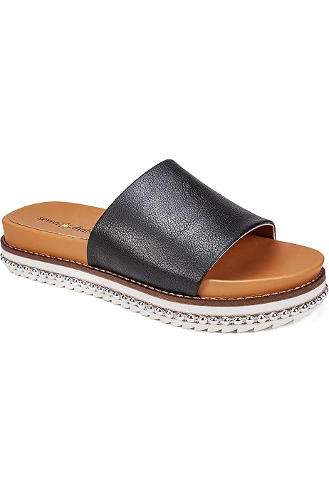 Jack Rogers Izzie Leather Slide Sandal, Luggage, 5 : Amazon.sg: Fashion