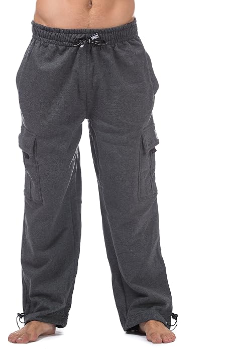 Solid Fleece Heavyweight Cargo Pants 