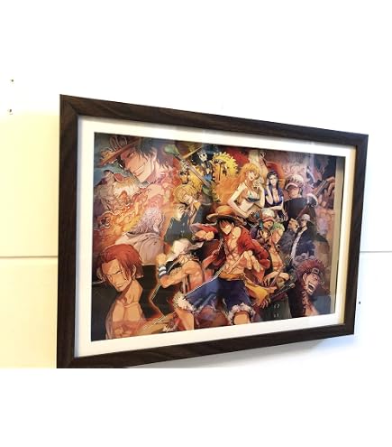 Amazon | AooCare ONE PIECE ワンピース 画 周辺 グッズ 立体絵 飾り