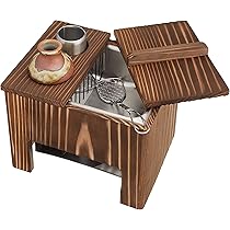 Amazon｜ヤマコー 焼杉湯豆腐ｾｯﾄ(1人用)*豆腐すくい・汁次・火皿付 約