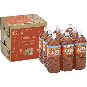 [Amazon限定ブランド] 伊藤園 RROボックス 健康ミネラルむぎ茶 2L×9本