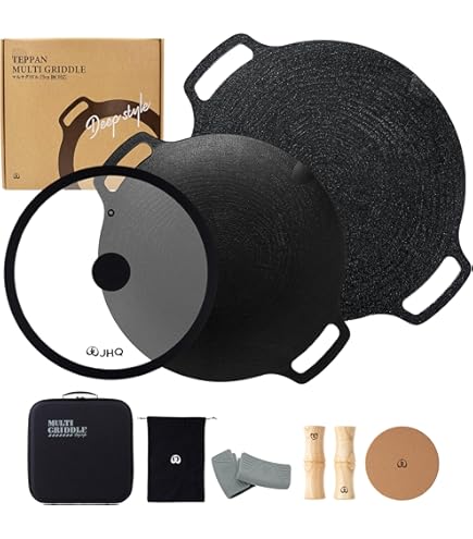 JHQ 購入 鉄板マルチグリドル (【平型33cm】+グレーミトン＋収納ケース