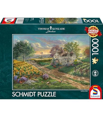 Rompecabezas Heye de 1000 piezas, Flowerbed Rosina Wachtmeister