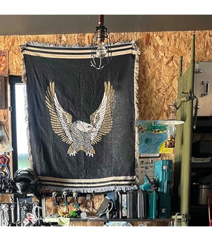 Amazon｜Harley-Davidson ハーレーダビッドソン 毛布 ブランケット