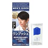 メンズビゲン 白髪染め 男性用 【医薬部外品】 ホーユー ワンプッシュ7 (ナチュラルブラック) ケープセット付 7ナチュラルブラック(ケープ付) 1剤40+2剤40g 1個 (x 1)