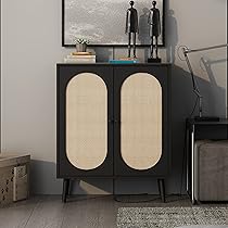 専用　ラタン収納キャビネット R.U.S ラタンキャビネット 幅88cm 高さ91cm 木製 ラタン 収納棚