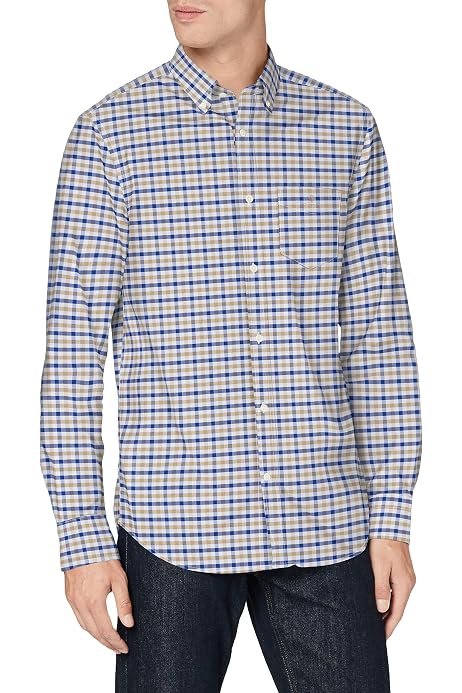 GANT Men's The Broadcloth Gingham Reg 