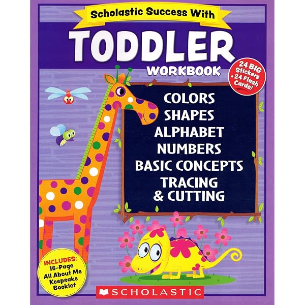 Amazon.co.jp: Scholastic - PRE-K Workbook with Motivational