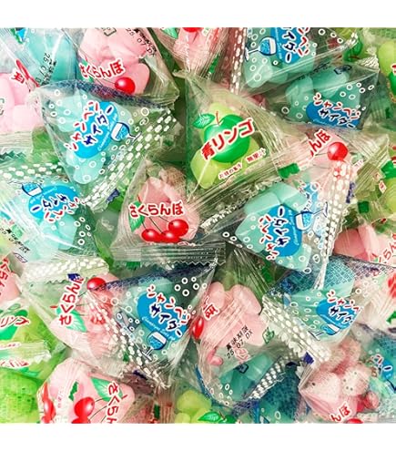 Amazon.co.jp: 共親製菓 餅あめ 4種類×各4個（さくらんぼ、ぶどう、青