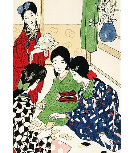 Amazon.co.jp: 竹久夢二 「長崎12景青い酒」印刷物 画集画 A4額
