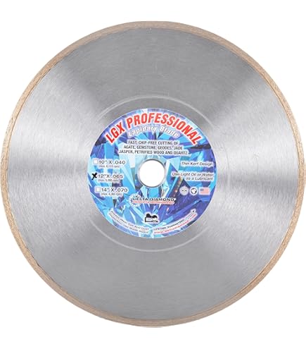 LGX Professional Lapidary Blade, 5 Inch X .020" X 5/8" Arbor, Premium Sintered Bonded Continuous Rim (0.5mm) : Buy Online At Best Price In KSA - Souq Is Now