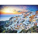ピントー(Pintoo) 1200ピース プラ製ジグソーパズル【ギリシャサントリーニ島の夕暮れ】(45X59cm)大人向け難しい 破片なし カチっとハマる[H2073]