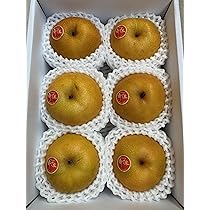 Amazon.co.jp: 【高級梨の王様】新甘泉 梨 5玉 秀 鳥取県産 平均