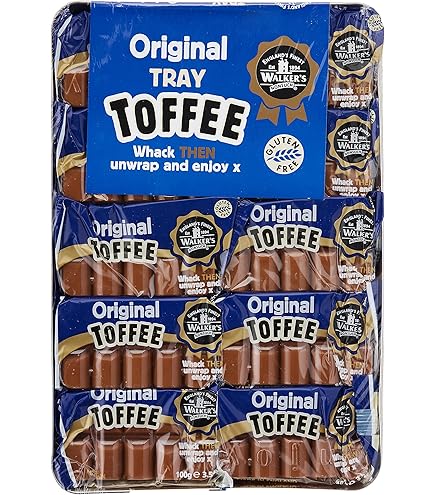 10 X Tray Walkers Brazil Nut Toffee 100Gm - View #2