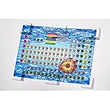 周期表下敷き A4 ブルー 113元素決定号