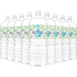 [Amazonブランド]Happy Belly天然水 岐阜・美濃 (2L)×9本