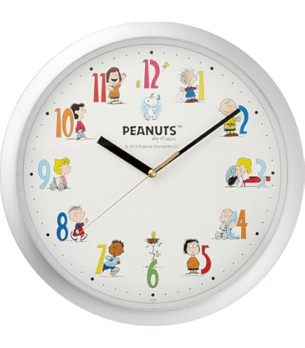 Amazon.co.jp: リズム(RHYTHM) SNOOPY (スヌーピー) 掛け時計 