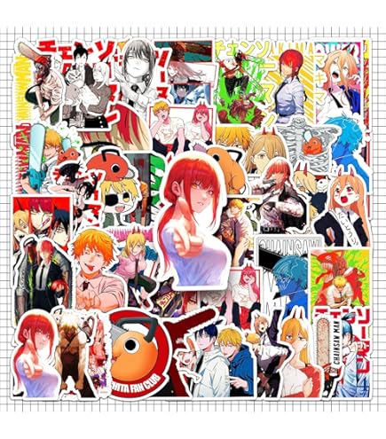 Amazon.co.jp: チェンソーマン ステッカー 50枚セット シール 『2022年