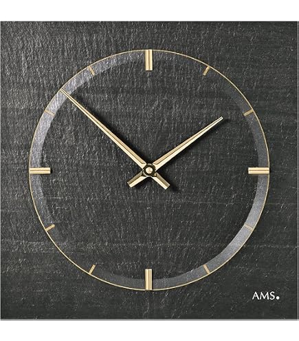 Amazon.co.jp: モダン壁時計 クォーツ式 AMS社 : ホーム＆キッチン