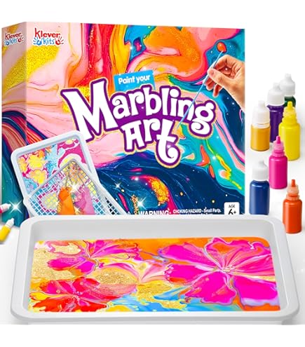 Water Marbling Paint 日本未発売 6色セット Amazon | Water Marbling Paint for Kids - Arts and Crafts for