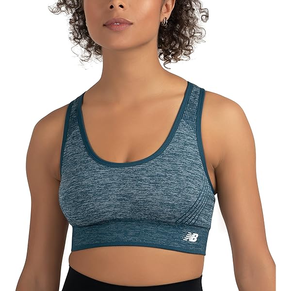Promover Ribbed Sports Bras For Women Seamless Medium Iimpact Longline Sports U Neck Padded Yoga Cami(Black,XS) At Women's Clothing Store - View #4