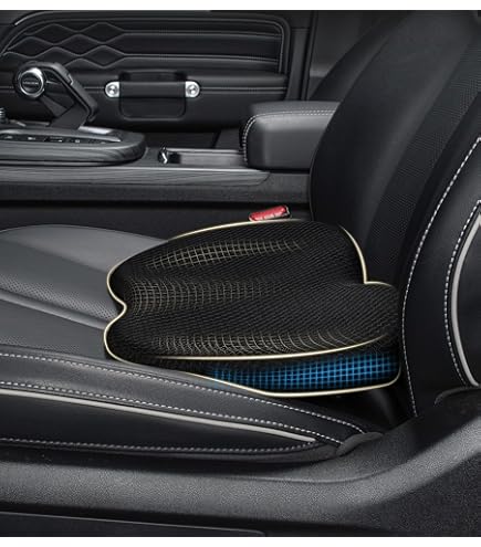 Amazon.co.jp: 車用シートクッション 傾斜型 低反発仕様 滑り