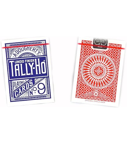 Amazon.co.jp: tally-hoファンバックデザイン再生カード12 Decks ( 6 