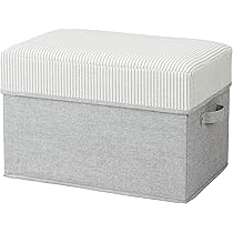 Amazon.co.jp: パール金属 収納 ボックス スツール オットマン