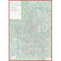 Amazon.co.jp: 平安京跡イメージマップ2025－古典の日記念 京都市