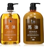 Amazon | アズマ商事の馬油シャンプー、トリートメント（小ボトル）の