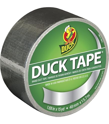 Duck The Original Duct Tape, Silver, 4 Rolls, 1.88 Inch X 45 Yards Each