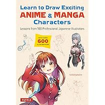 anime manga characterアニメ・漫画キャラクター 10個セット LEARN TO DRAW EXCITING ANIME & MANGA CHARACTERS: Lessons