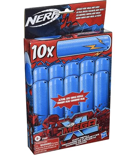 Amazon | NERF Mega XL Boom Dozer Blaster, Largest Mega Darts Ever