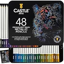 CASTLE ARTS 120色色鉛筆セット Amazon | Castle Art Supplies 120色鉛筆ジップアップセットは
