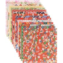 Amazon | 和紙かわ澄 千代紙 友禅和紙 15×15cm 15柄・15枚入 Fセット