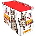 Hill's Science Diet Adult Wet Cat Food, Chicken, 85g, 12 Pack, Cat Food Pouches