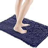 [Amazonブランド] Umi.(ウミ) バスマット 吸水 サラサラ速乾 風呂マット ふわふわ マイクロファイバーモール足ふきマット 滑り止め ソフトタッチ 丸洗いマット50cmX80cm