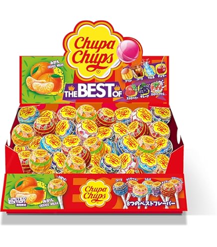 Amazon.co.jp: チュッパチャプス 7~8種40本 ギフトボックス 大容量