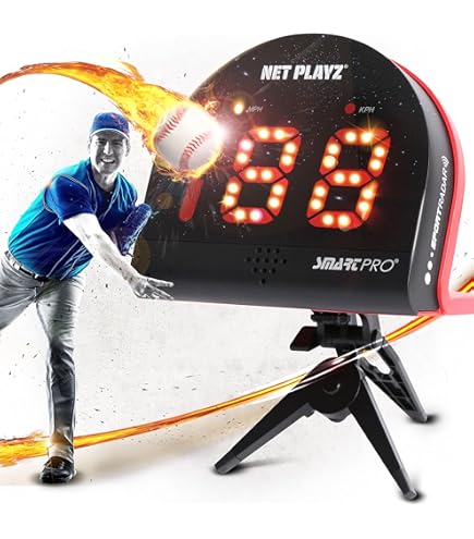 Amazon | PLAYAPUT 野球レーダーガン 三脚付き LED+LCD 大型