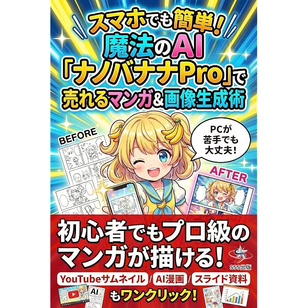 Amazon.co.jp: nano banana 無料ではじめるAI漫画生成超入門: マンガで