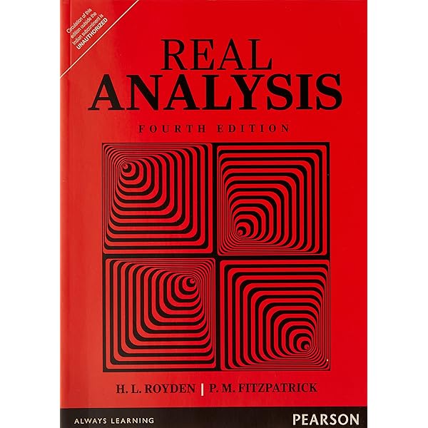Amazon | Real Analysis | Royden, Halsey, Fitzpatrick
