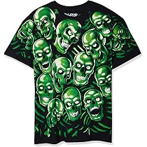 Liquid Blue Men's Skull Pile T-Shirt 