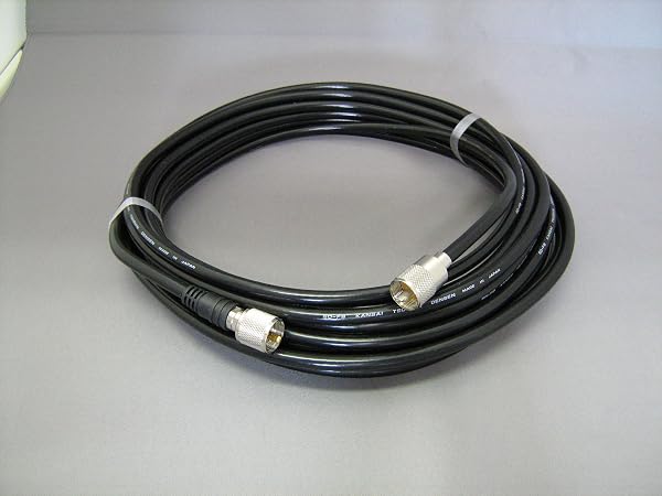 ダイヤモンドアンテナ 第一電波工業 ダイヤモンド 固定局用5D-FBケーブルセット 10m MP-MPコネクタ(片側脱着タイプ) 5DF10MB - 1