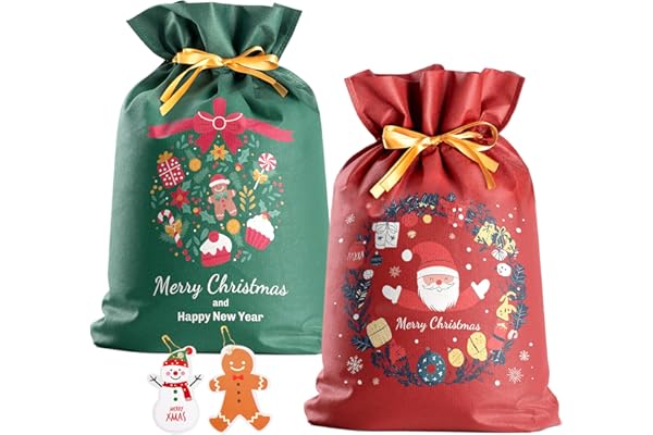 クリスマス ラッピング 袋 プレゼント ギフトバッグ 【Poco'ce掲載・ぬくもり感じるホリデー·ふんわり不織布·リボン付き】 ラッピング 袋 小 大 特大 ギフト袋 贈り物 人気 おしゃれ 収納 お祝い 記念日 結婚式 母の日 父の日 誕生日 バレンタイン