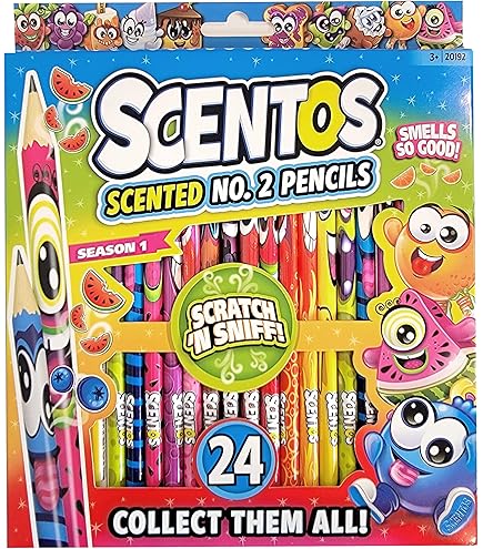 36Pcs Scented Pencils For Kids Animal Fruit Fun Smelly