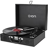 ION Audio(アイオンオーディオ) ポータブルレコードプレーヤー スーツケース型 スピーカー内蔵持ち運び 電池でも稼働 Vinyl Transport 黒
